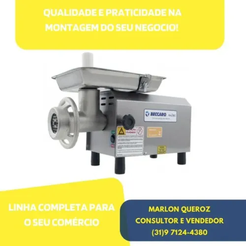 Moedor de Carne profissional Beccaro Bivolt