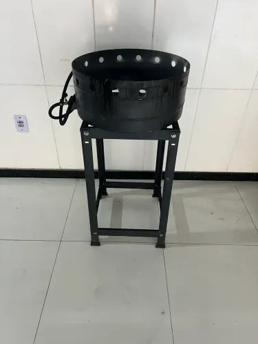 Fogão fritador Industrial Aço Inoxidável