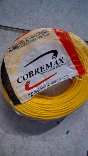 Cabo Elétrico Amarelo 2.5m Cobremax