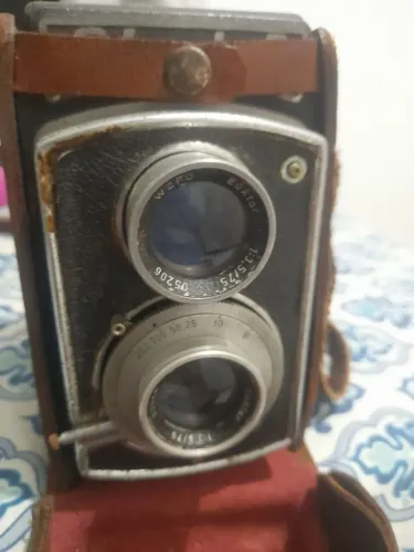 Câmera Vintage WZFO Start TLR 1950s - Colecionador / Decoração