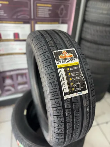 Pneu Crystone 215/60/17 Remold com borracha vipal (instalação grátis)