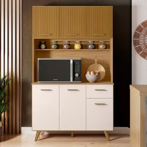 "Cozinha Lívia Poliman: Compacta, Elegante e Funcional para o Seu Lar!" ?