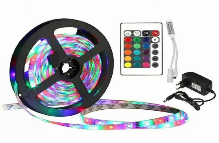 Fita de led 5m completa sanxa gesso pisca pisca natal decoração