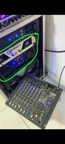 Dois amplificadores montado