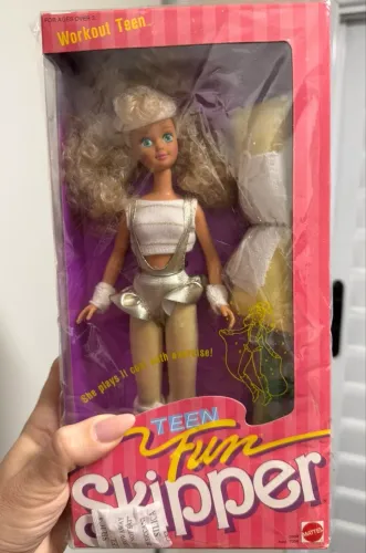 Skipper Teen Fun 1987 Mattel - NRFB / Caixa Lacrada - Raríssima para Colecionadores
