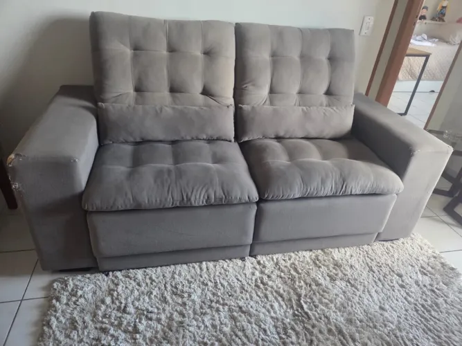 SOFÁ RETRÁTIL 3 LUGARES