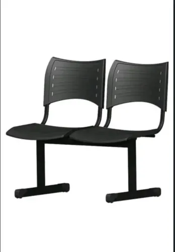 Kit Cadeiras de Escritório Cinza Claro