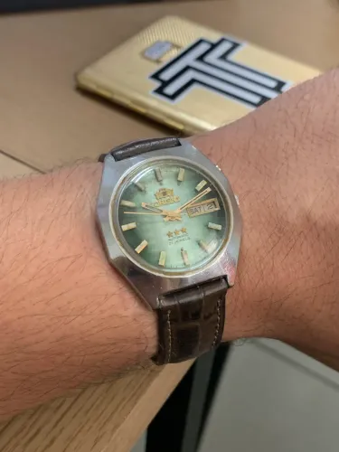 Orient - 3 Stars. DayDate, Vintage, Década de 70. Raridade!