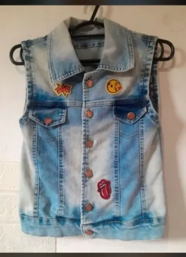 Colete Jeans Infantil TAM 10 - Rock