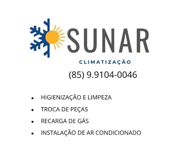 Ar condicionado (limpeza e higienização, recarga de gás, troca de peças, instalação)