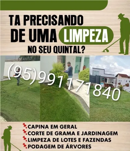 Precisando de limpeza de quintal