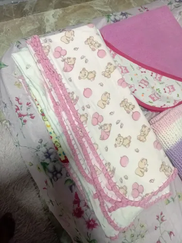 Manta ,toalha e cueiros