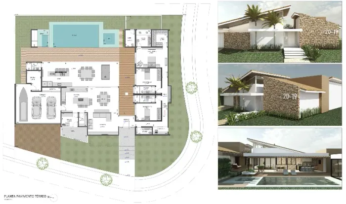 Lote 775m² esquina - Condomínio fechado - Bauru