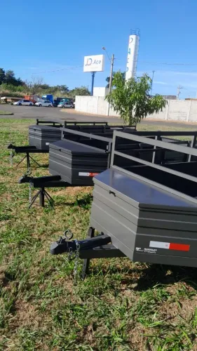 Carretinha de Reboque REFORÇADA com GARANTIA