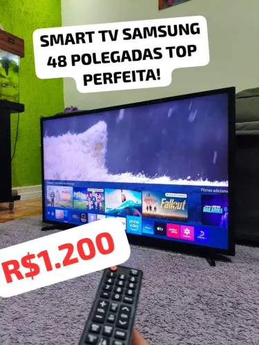 SMART TV SAMSUNG 48 POLEGADAS TOP PERFEITA BARATA. R$1.200. ENTREGO!