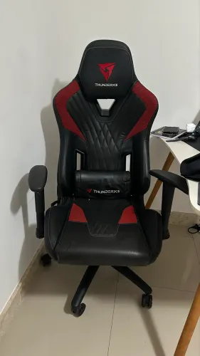 Cadeira Gamer ThunderX3 DC3 Preta/Vermelha