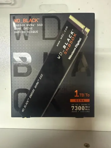 SSD NVMe Western Digital SN850X Gaming Storage, 1TB, M.2 2280 PCIe 01 tb Lacrado Garanti
