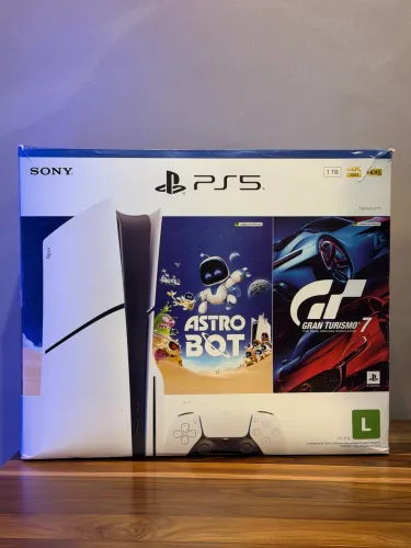 PlayStation 5 Slim PS5 1TB com Leitor + 2 Jogos