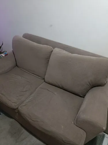 ? VENDO SOFÁ DE 2 LUGARES - CINZA-ESCURO