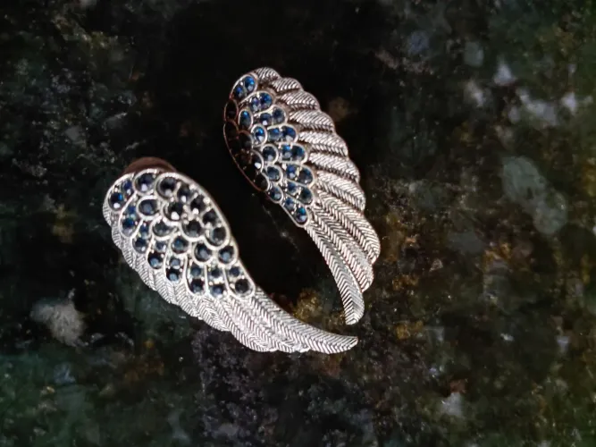 Brincos de bijuterias com Strass