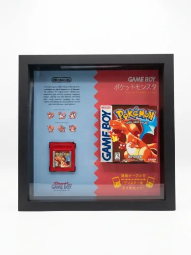 Quadro Game Boy Pokemon Red