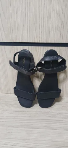 Sandália, 36 Arezzo, Couro Flatform Comfort