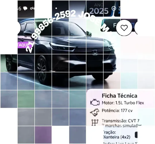 Honda HR-V EXL 1.5 Sensing 16V 5P Aut. 2025