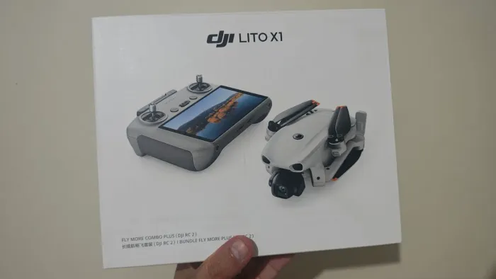 Drone DJI Lito X1 combo fly rádio com tela baterias PLUS 52 min LACRADO PROMOÇÃO