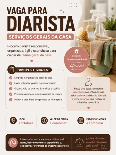 Vaga diarista 