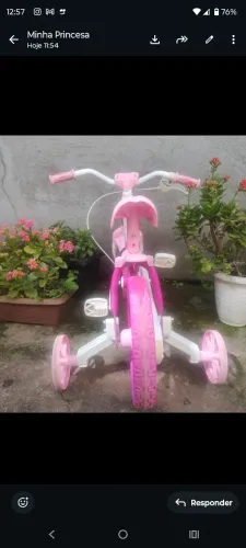 Bicicleta infantil semi nova