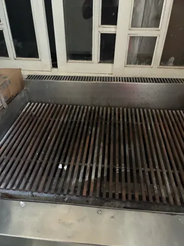 Chapa gril de inox de muita qualidade 