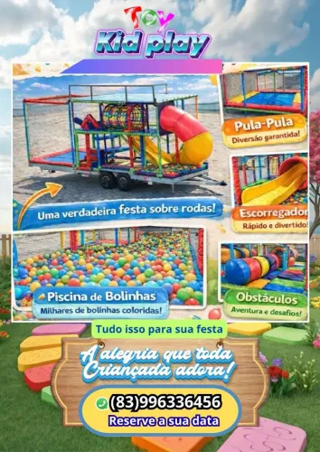 Locação de kid play movel