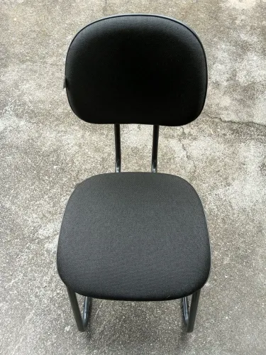 Cadeira Ágata Pé L Duplo Tecido 