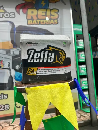 Bateria Zetta 50Ah Nova Barata + Entrega Grátis