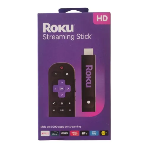 Roku Streaming Stick HD Original - Transforme sua TV em Smart