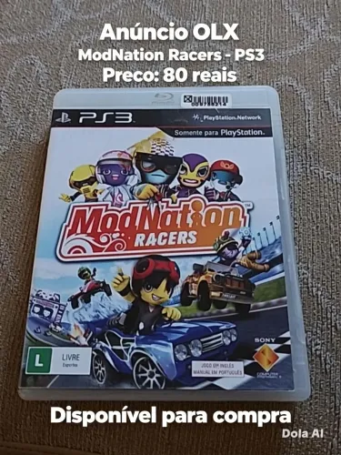 ? ModNation Racers PS3 - Jogo Original Completo! ?