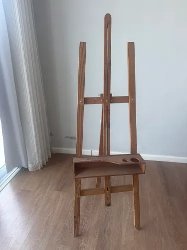 Cavalete de pintura em pinus