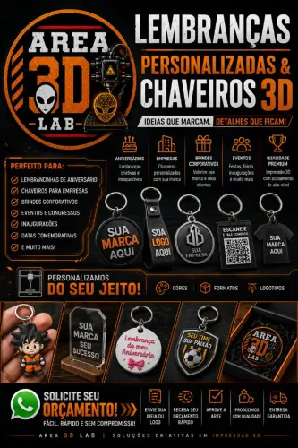 ? Lembranças Personalizadas & Chaveiros 3D