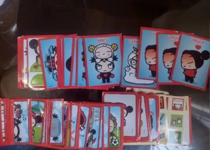124 figurinhas album I LOVE PUCCA 2009