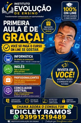 ? QUER APRENDER UMA NOVA PROFISSÃO E AUMENTAR SUAS OPORTUNIDADES?