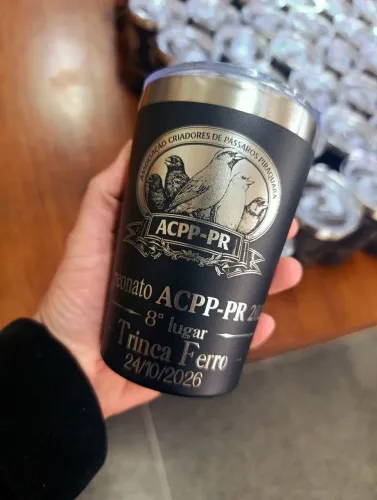 Copo térmico quente ou frio 366 ml personalizados 360 graus 