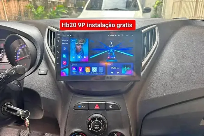 Multimídia HB20 9P Android 2ram 32g carplay YouTube Netflix wi-fi Waze bluetooth