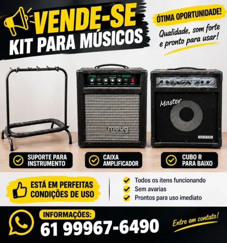 Vendo equipamentos musicais