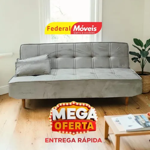 Sofá Cama Campeão de Vendas 1,88m D33 - Promoção Especial!