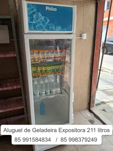 Aluguel de Geladeira Expositora 211 litros