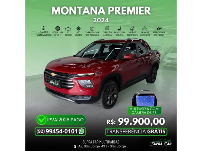 Chevrolet Montana Premier 1.2 Turbo Flex 12V Aut. 2024