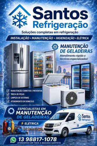 Conserto de geladeira e refrigeração em geral