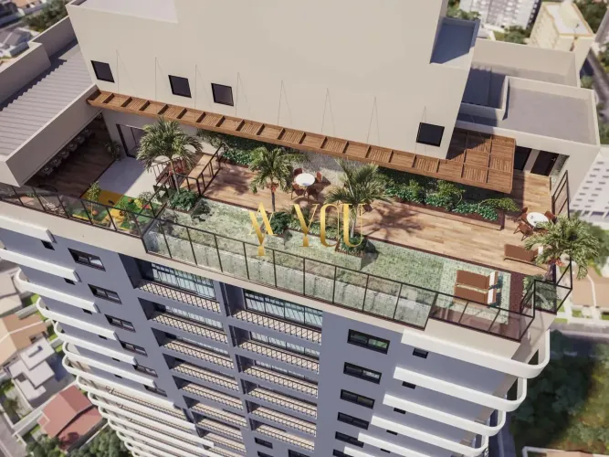 Apartamento mobiliado e decorado  Sofisticação, lazer no rooftop e vista panorâ