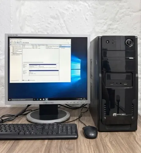 Computador Desktop Intel Pentium G3260, 8GB RAM, Disco 320GB + Monitor Samsung 17"