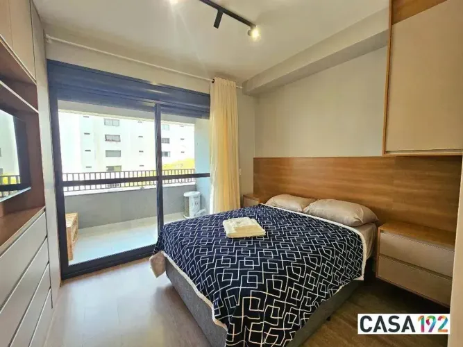 Apartamento com 1 dormitório para alugar, 30 m² por R$ 3.669,67/mês - Campo Belo - São Pau